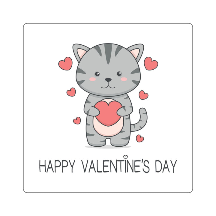 Valentine Cat Sticker
