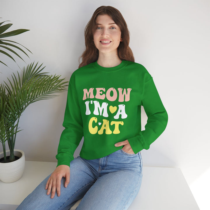 Meow I'm A Cat Unisex Crewneck Sweatshirt