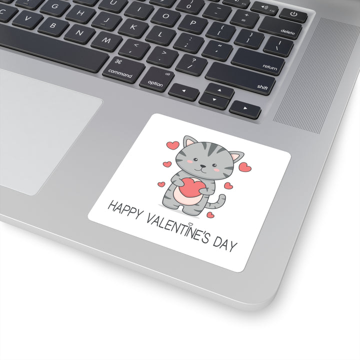 Valentine Cat Sticker
