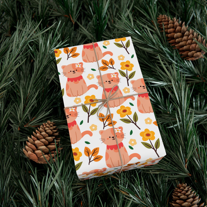Petal Purrfection Gift Wrap