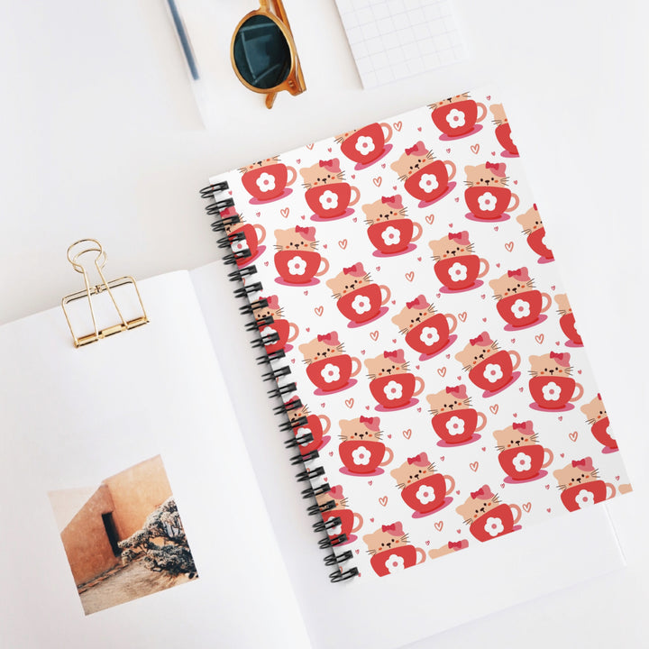 Java Cat Spiral Notebook