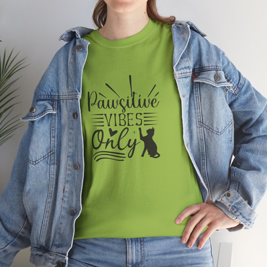 Pawsitive Vibes Cotton Tee