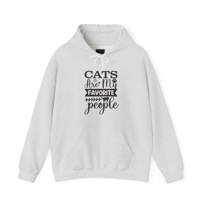 Cats Are My Favorite People Hooded Sweatshirt