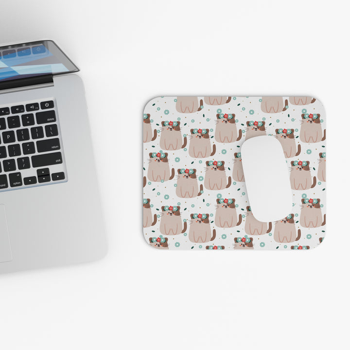 Blossom Kitty Mouse Pad