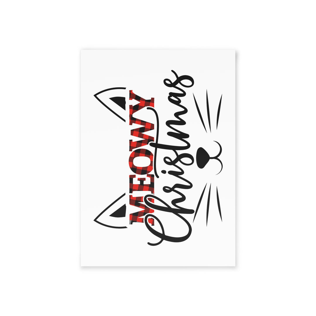 Meowy Christmas Greeting Card