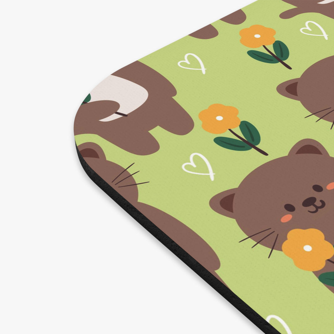 Kitty Bloom Mouse Pad