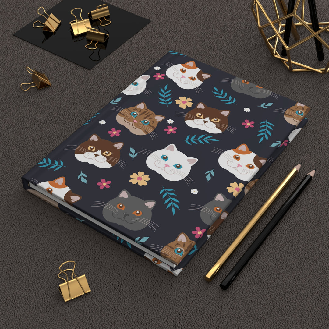 Dark Whisker Delight Hardcover Journal