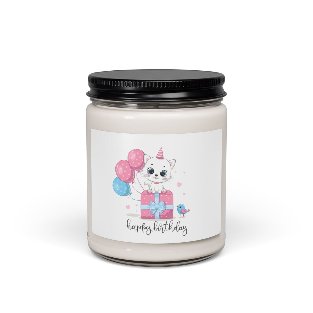 Happy Birthday Kitty Scented Soy Candle
