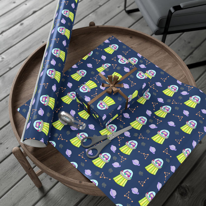 UFO Cat Gift Wrap