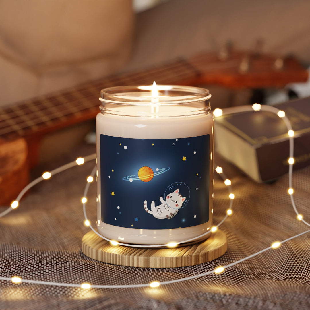 Cat in Space Scented Soy Candle, 9oz