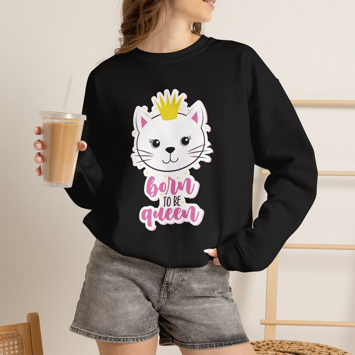Queen Kitty Crewneck Sweatshirt