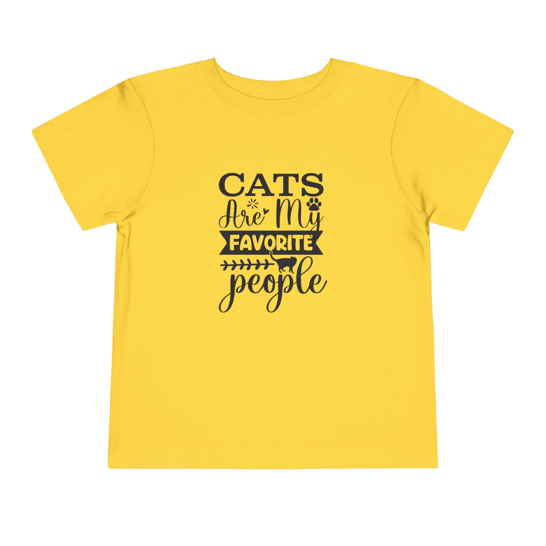 Cats Are My Favorite People Toddler Tee