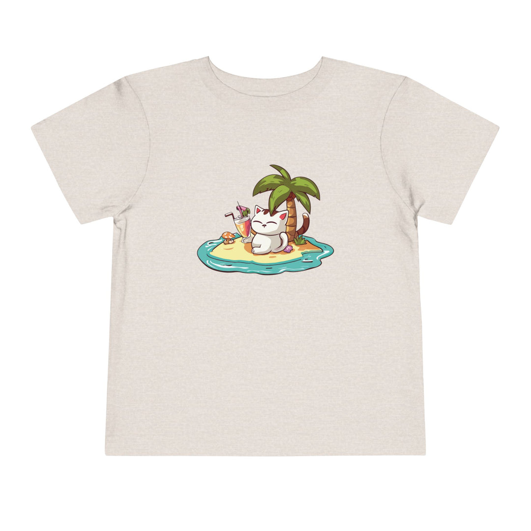 Tropical Cat Toddler Tee