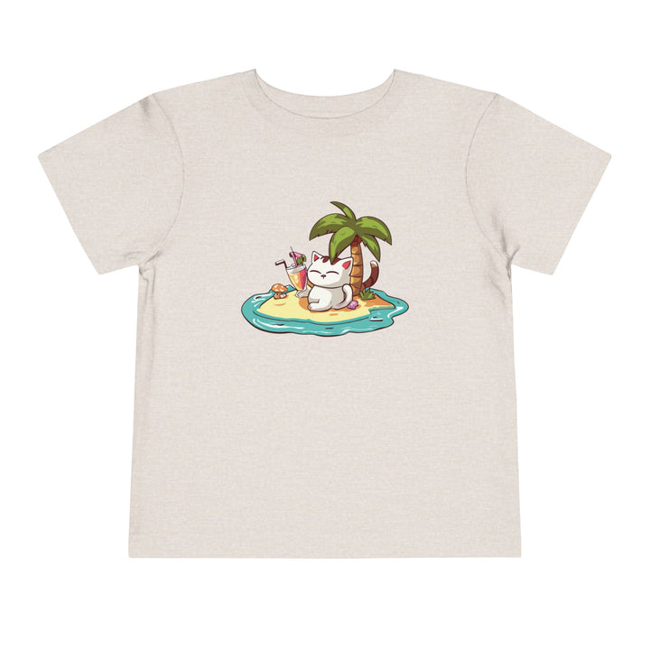 Tropical Cat Toddler Tee
