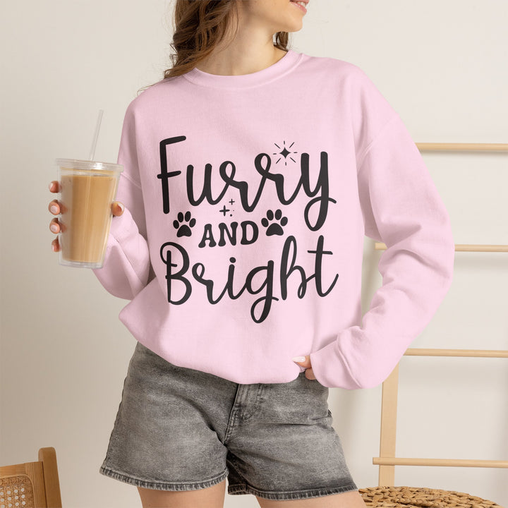 Furry and Bright Crewneck Sweatshirt