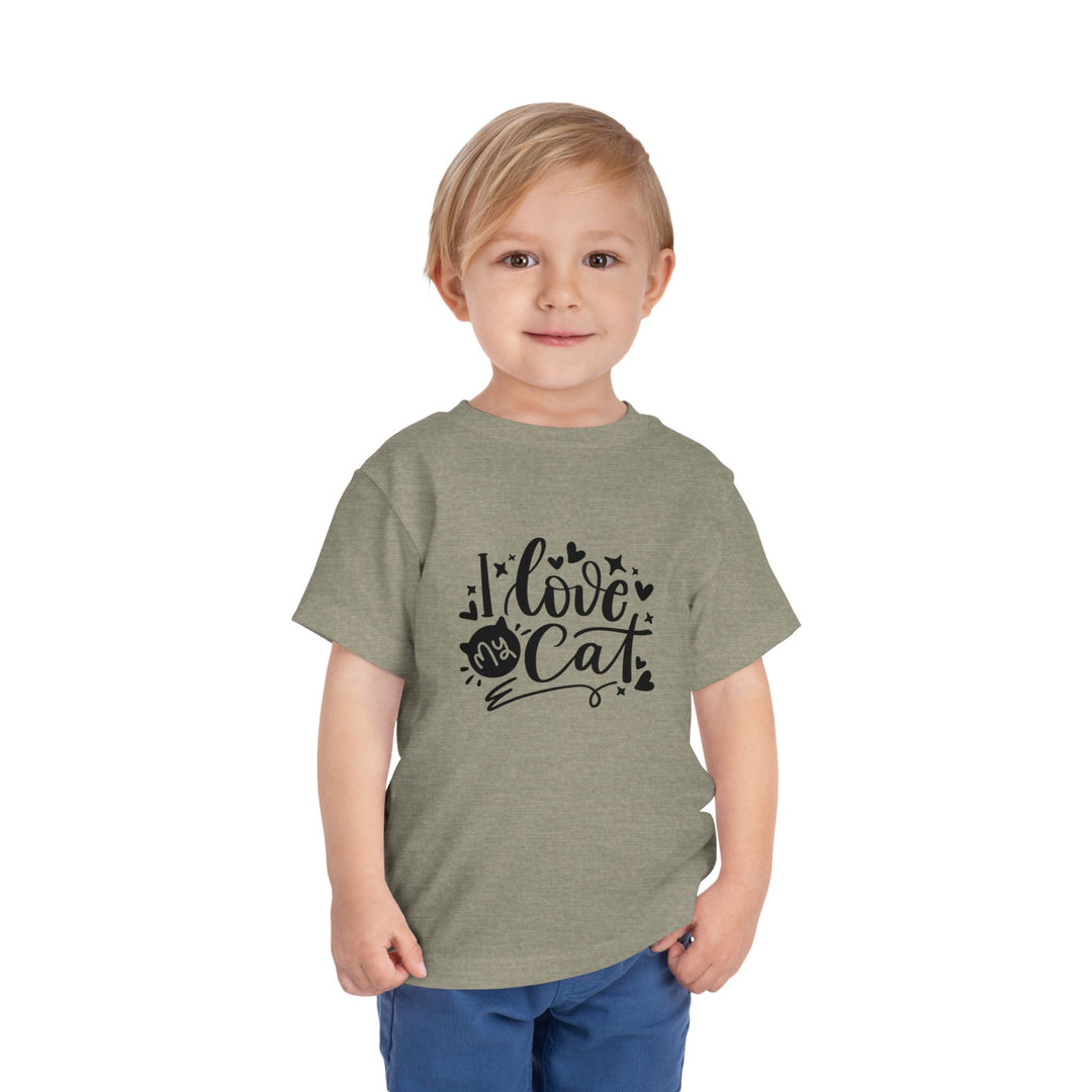 I Love My Cat Toddler Tee