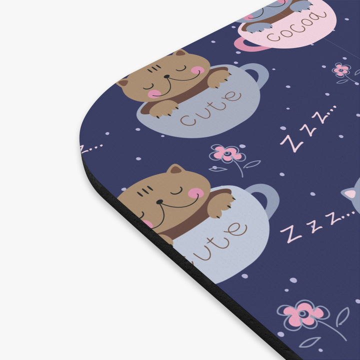 Coffee Lover Cat Mouse Pad