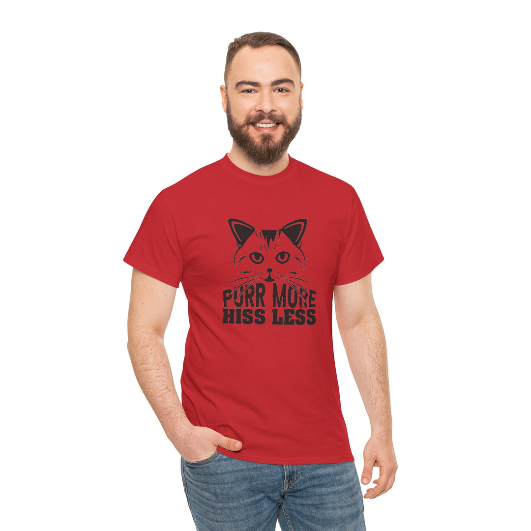 Purr More Hiss Less Cotton Tee