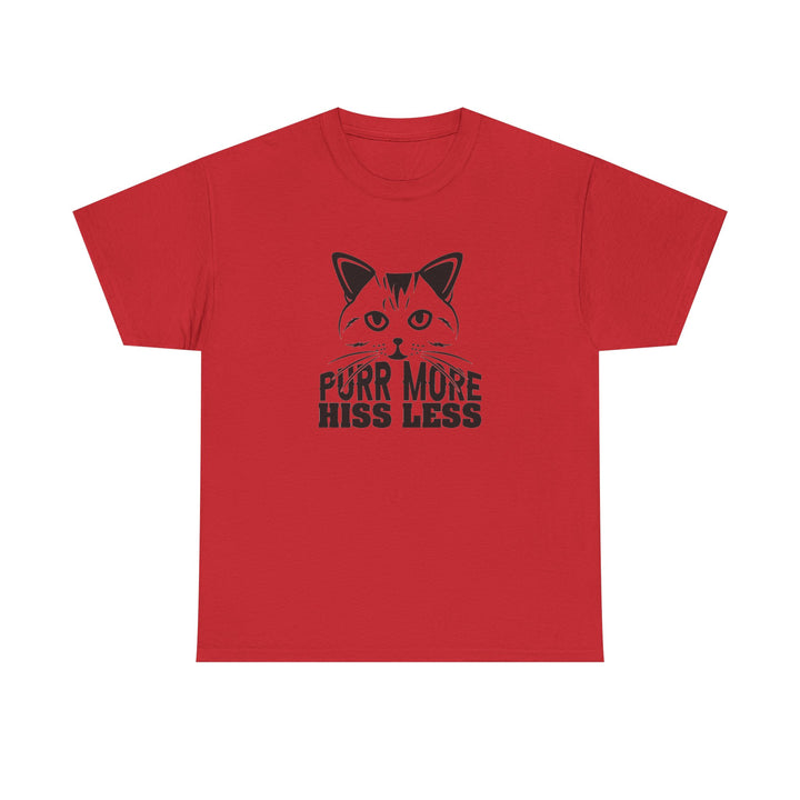 Purr More Hiss Less Cotton Tee