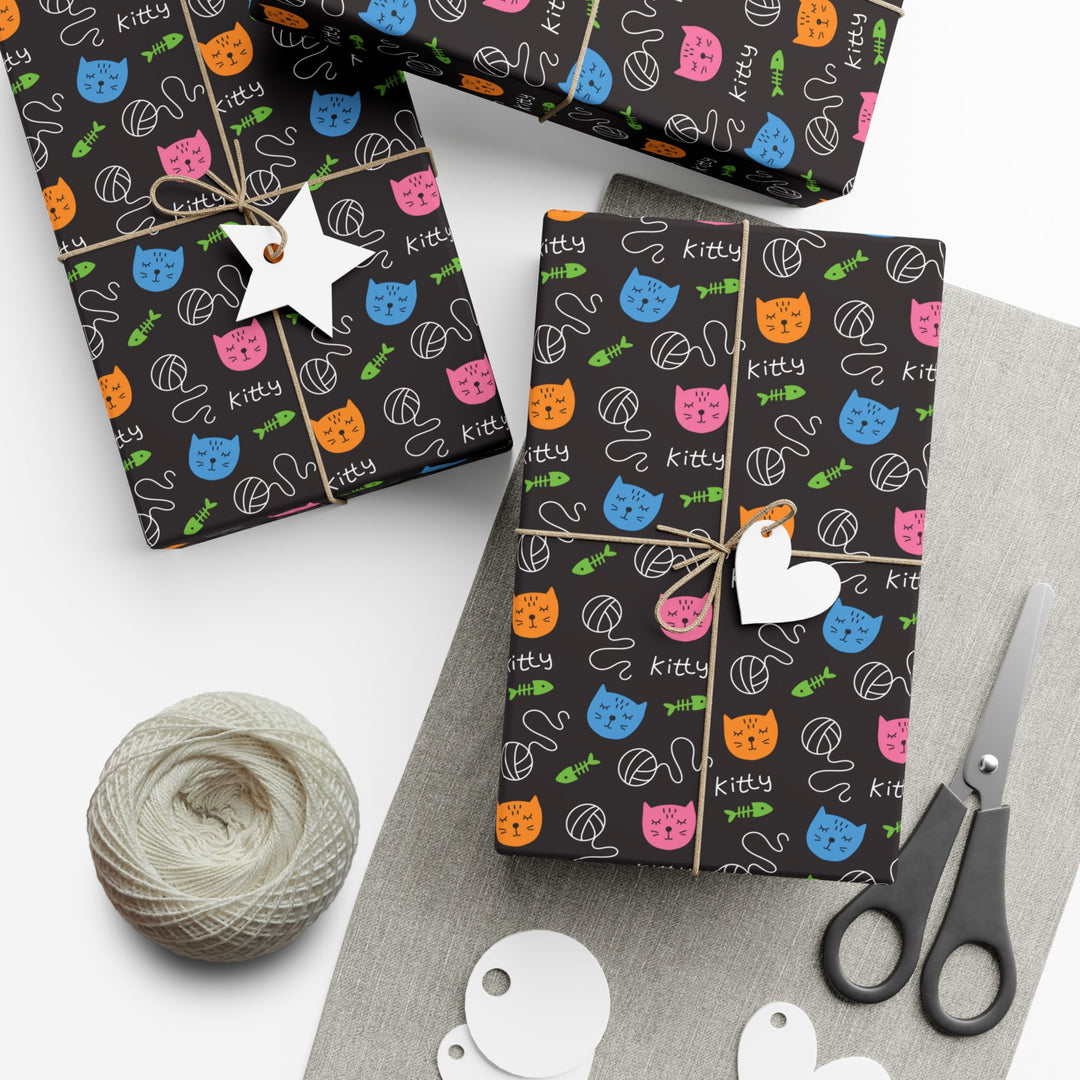 Bright Kitty Gift Wrap
