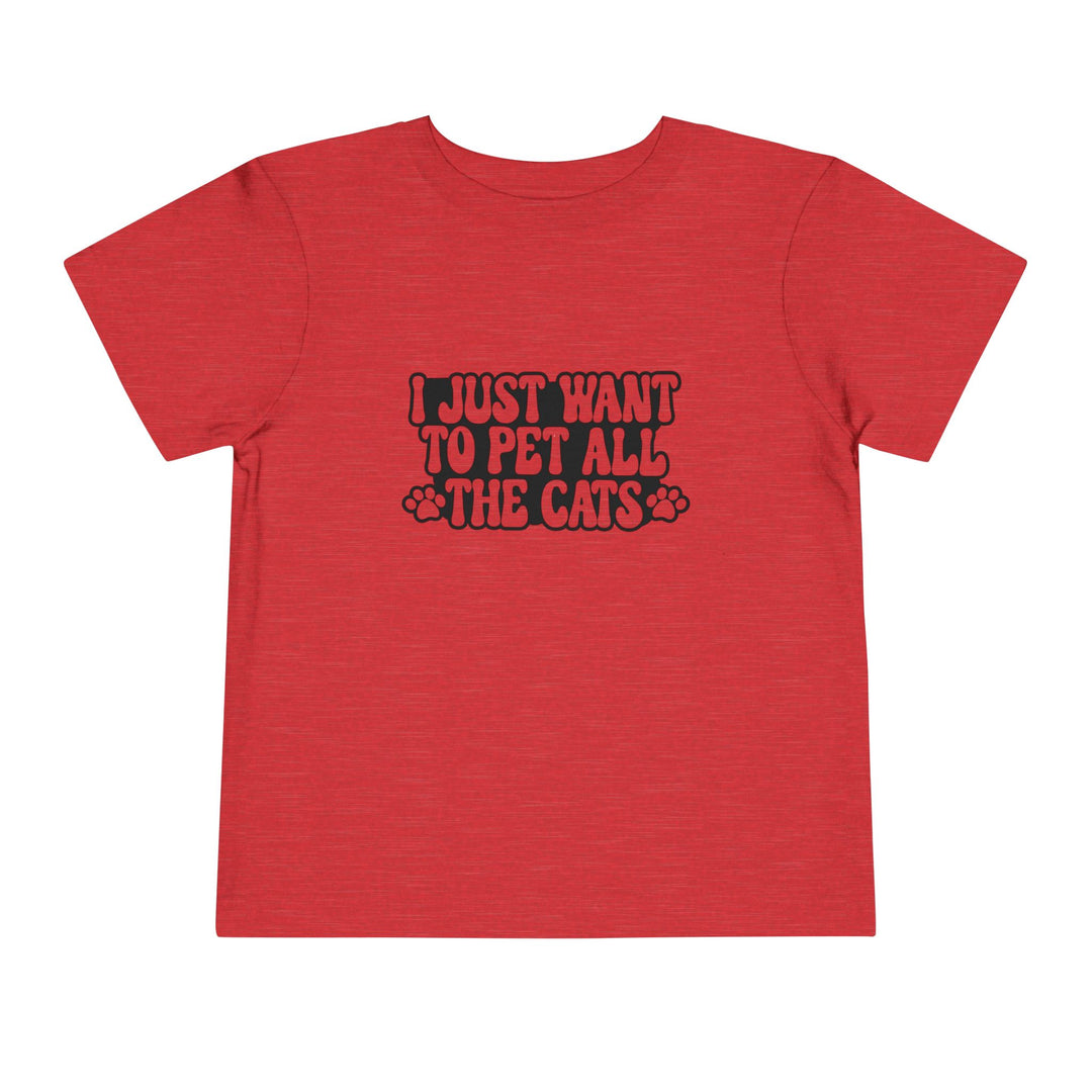 Pet All The Cats Toddler Tee
