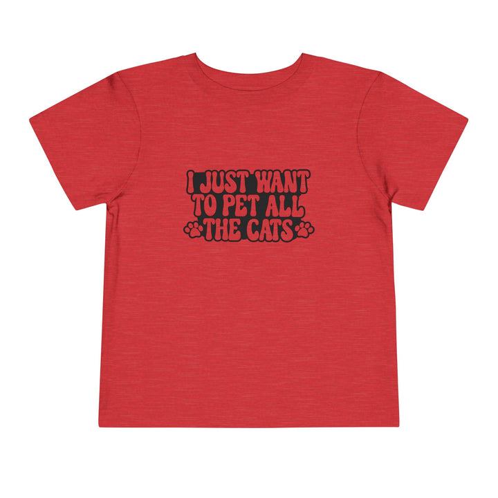 Pet All The Cats Toddler Tee