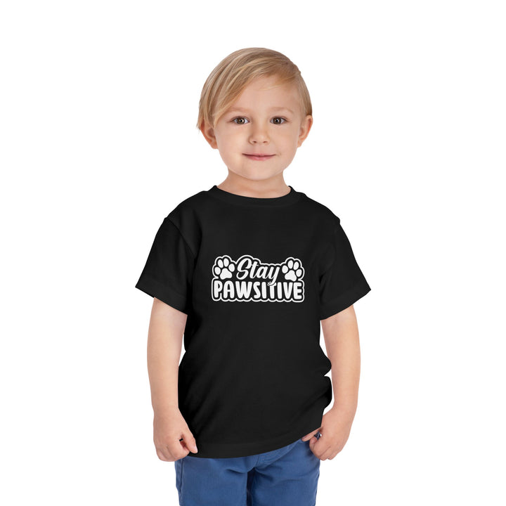 Stay Pawsitive Toddler Tee