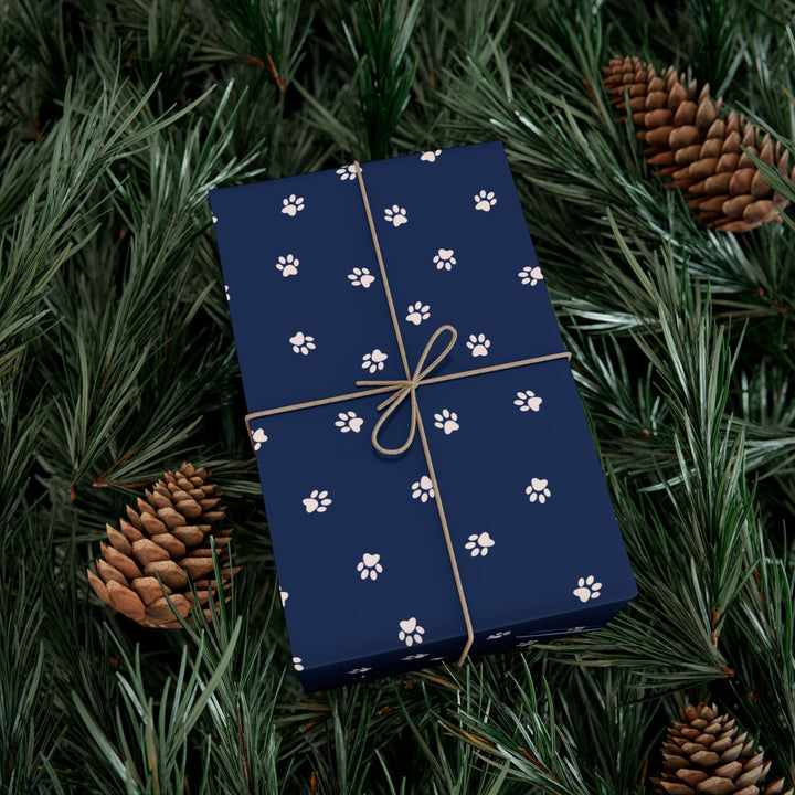 Purrfect Paw Prints Gift Wrap