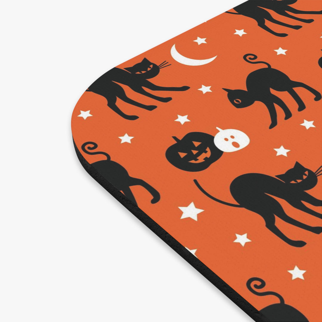 Black Cats and Pumpkins Mouse Pad