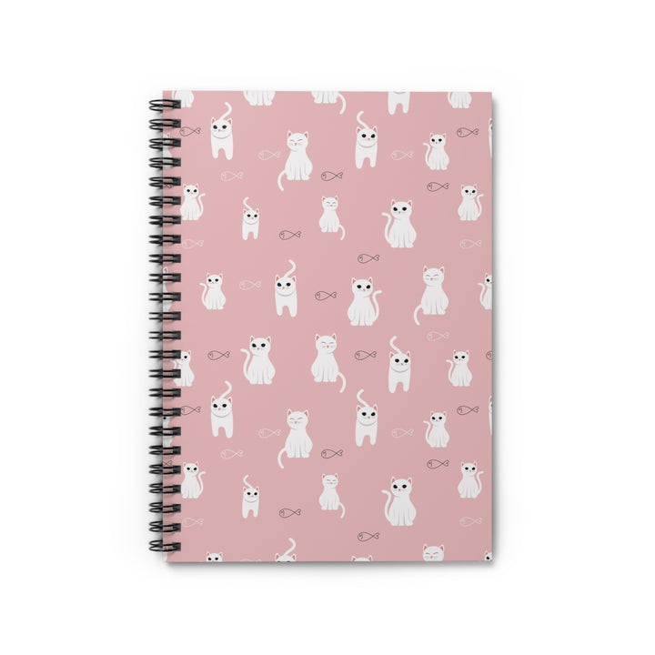 Cats and Fish Spiral Notebook