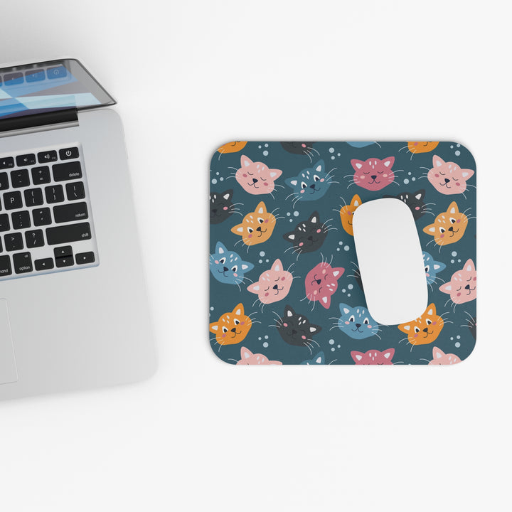 Colorful Cat Mouse Pad