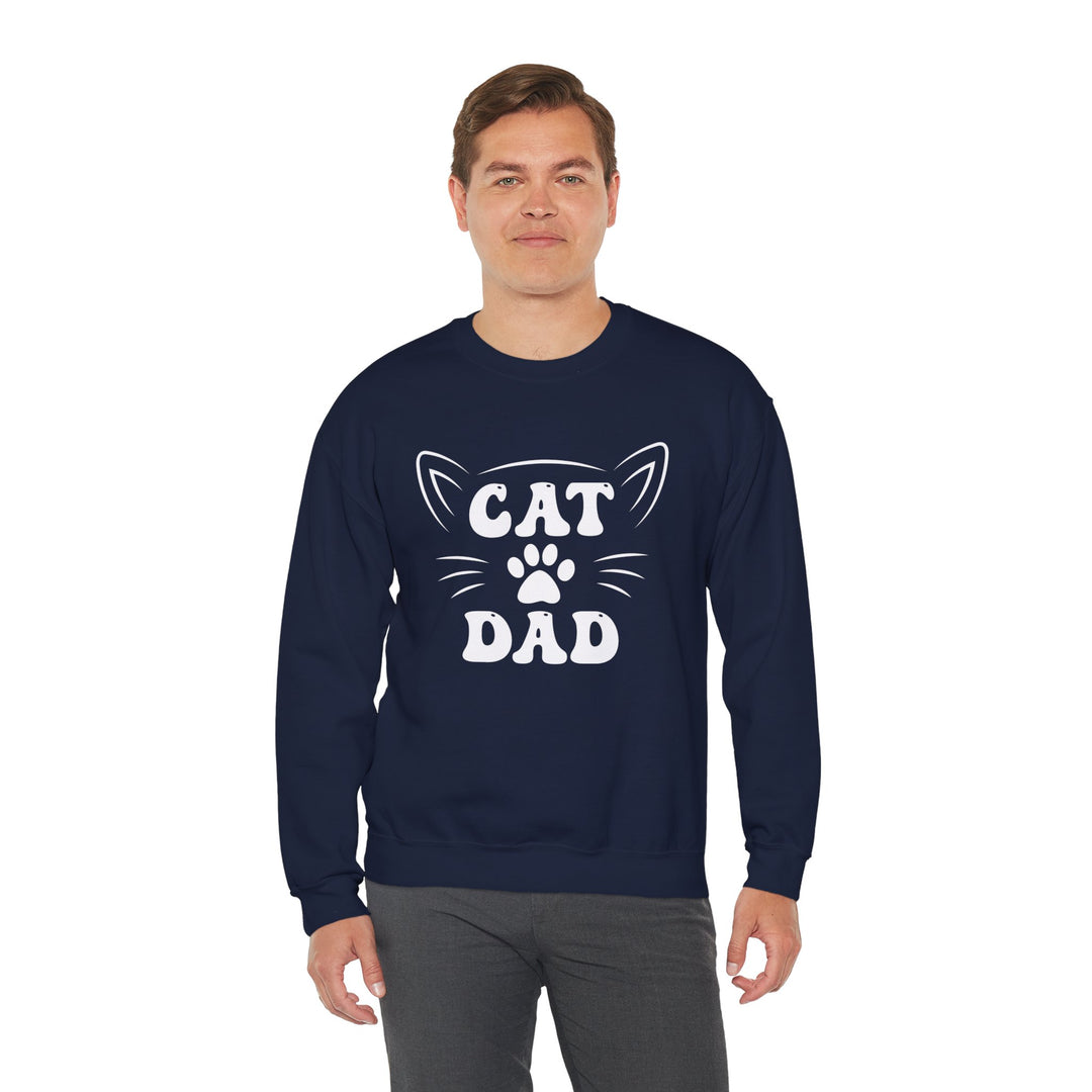 Cat Dad Crewneck Sweatshirt