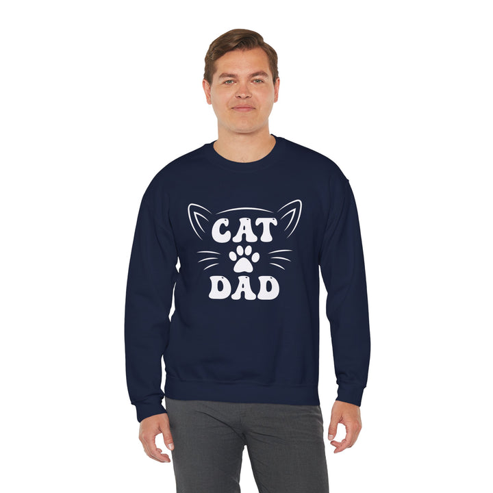 Cat Dad Crewneck Sweatshirt