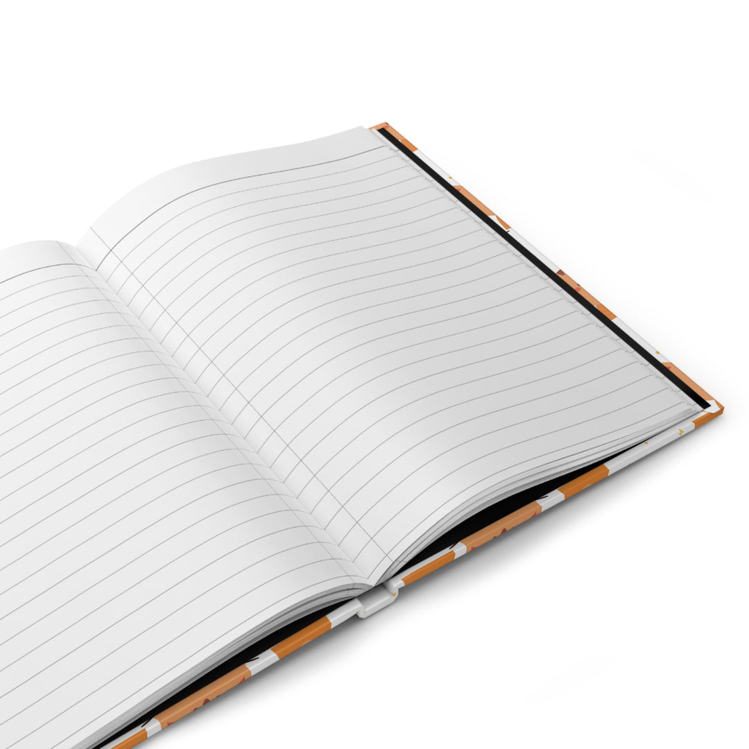 Orange Tabby Cat Hardcover Journal