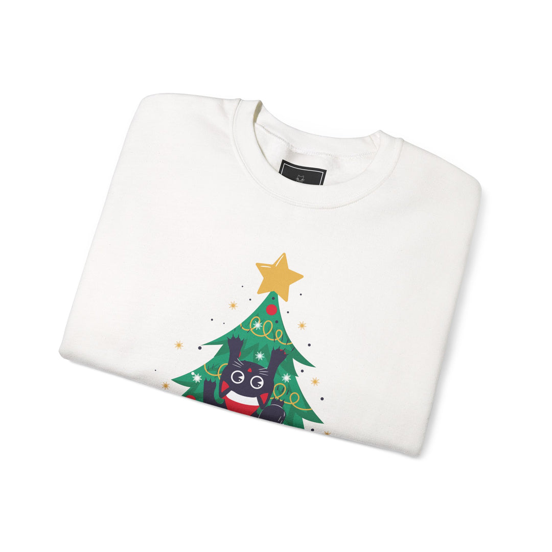Tree Climbing Kitty Crewneck Sweatshirt