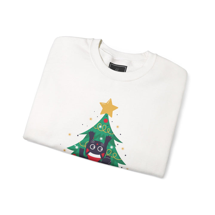 Tree Climbing Kitty Crewneck Sweatshirt