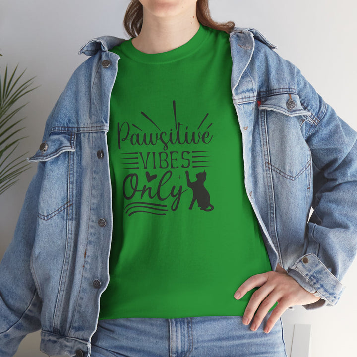 Pawsitive Vibes Cotton Tee