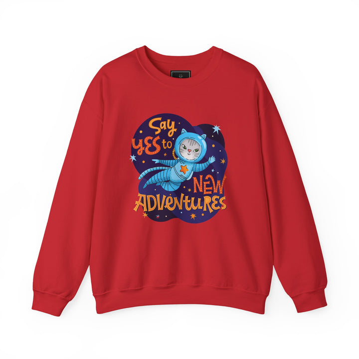 Adventure Kitty Crewneck Sweatshirt