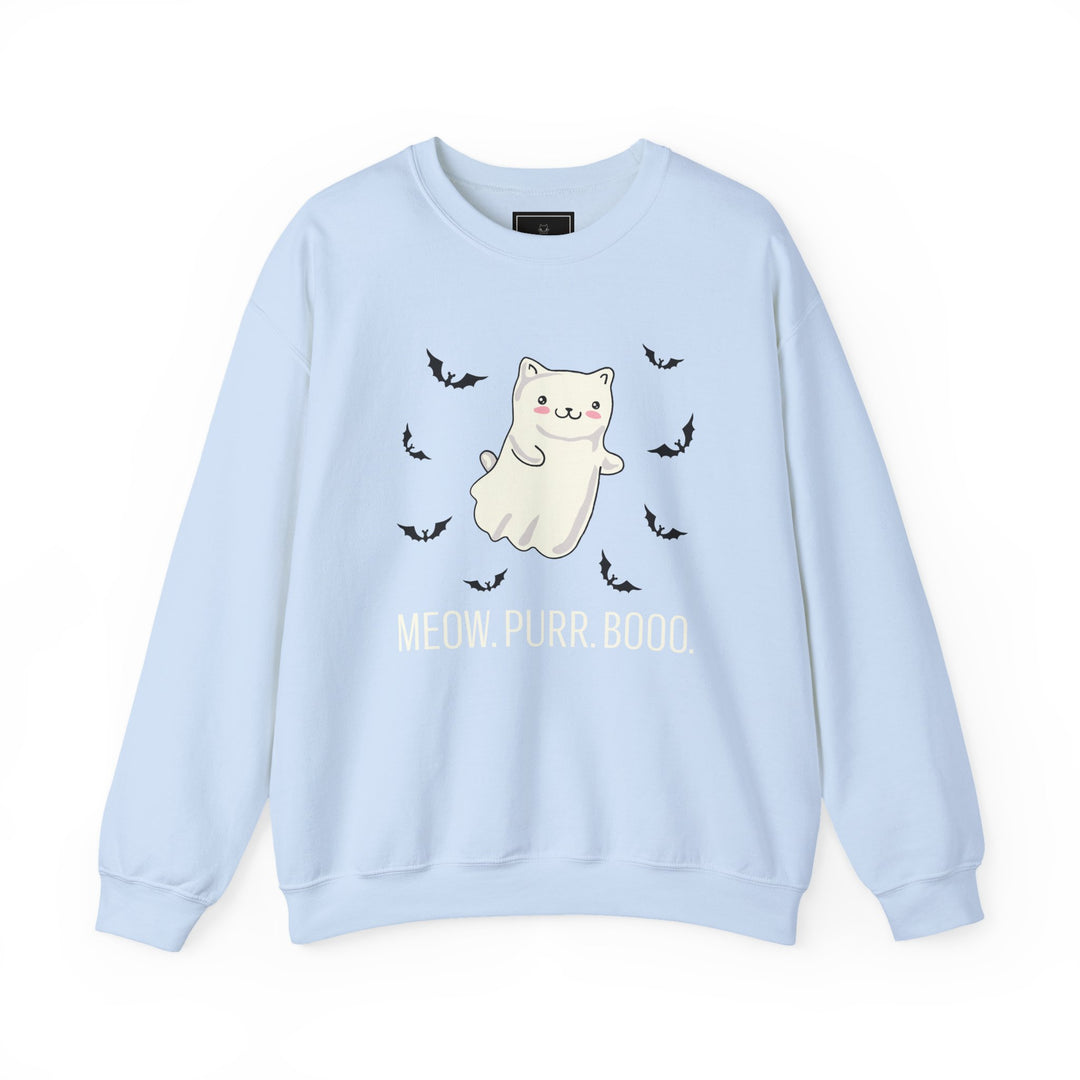 Meow. Purr. Boo. Unisex Crewneck Sweatshirt