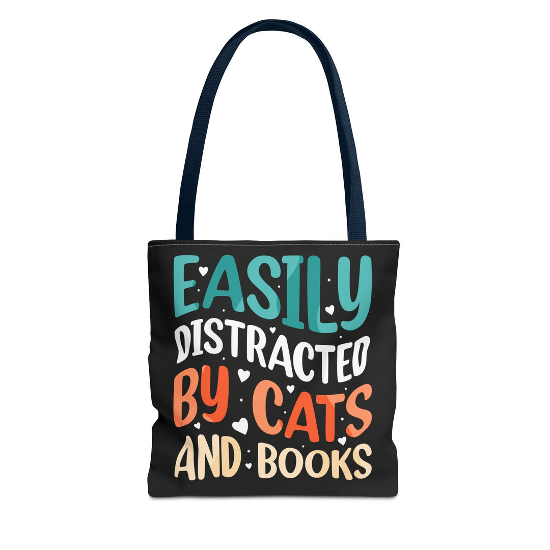 Cats and Books Tote Bag