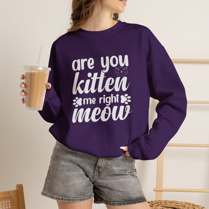 Kitten Me Right Meow Crewneck Sweatshirt