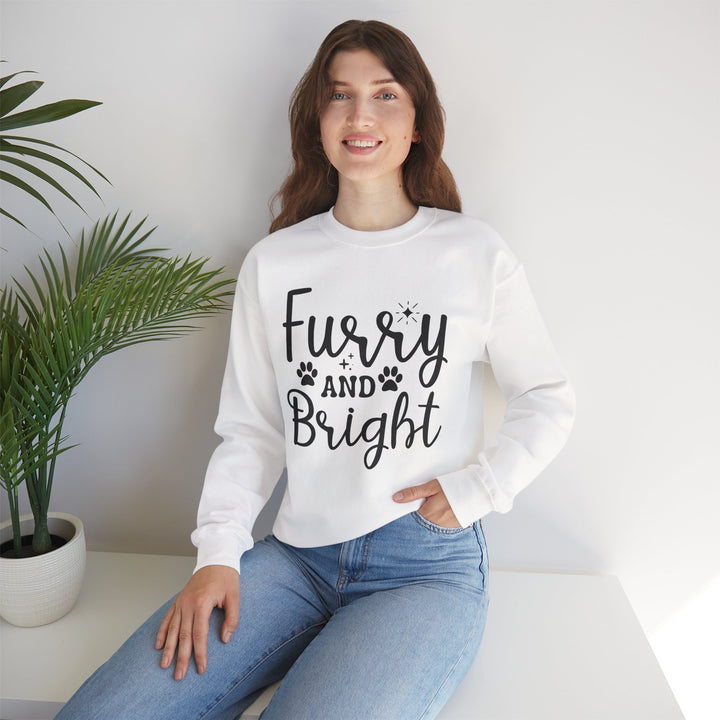 Furry and Bright Crewneck Sweatshirt