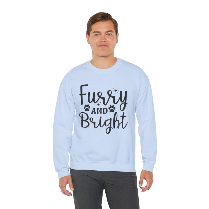 Furry and Bright Crewneck Sweatshirt