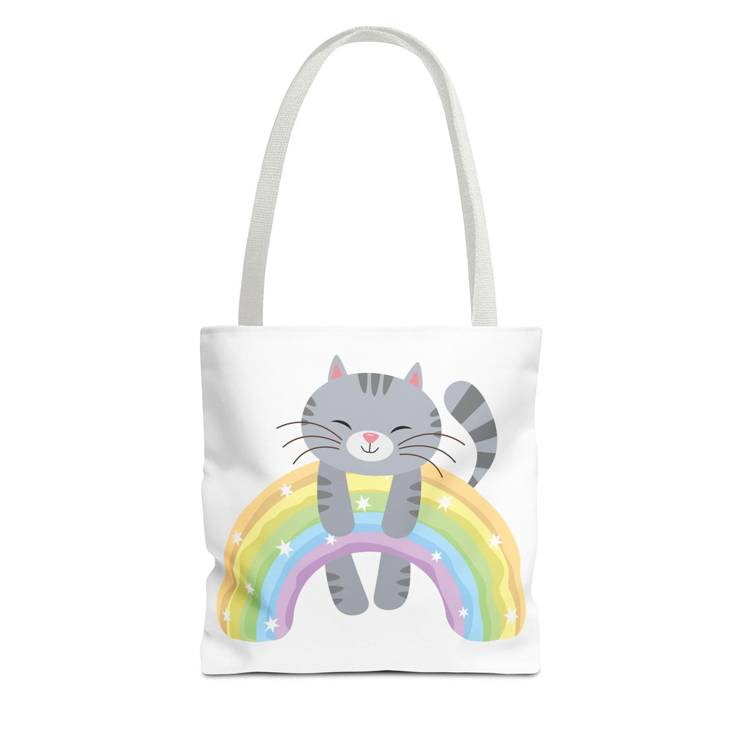 Over the Rainbow Cat Tote Bag