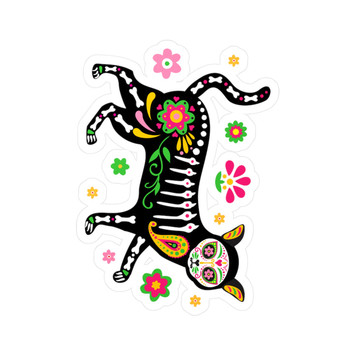 Day of the Dead Cat Sticker