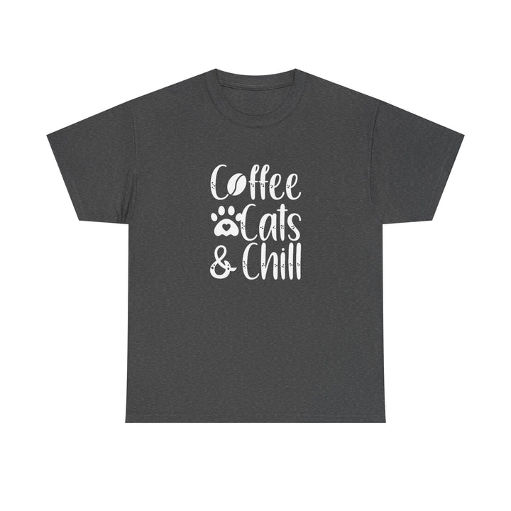 Coffee Cats and Chill Cotton Tee