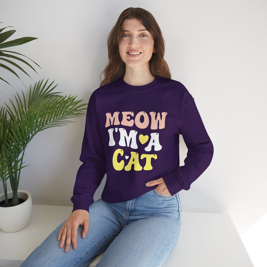 Meow I'm A Cat Unisex Crewneck Sweatshirt
