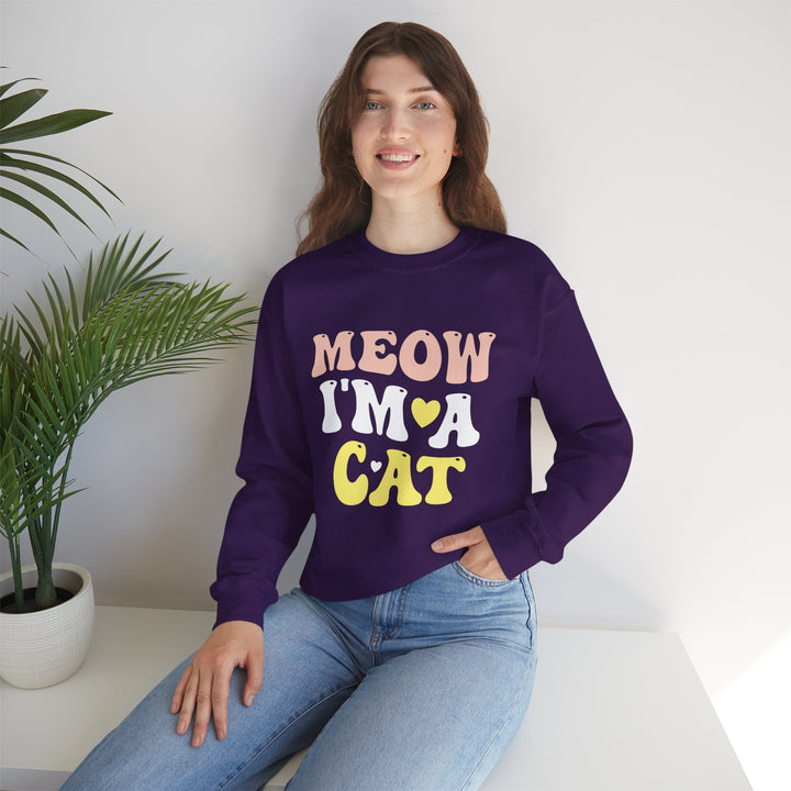 Meow I'm A Cat Unisex Crewneck Sweatshirt