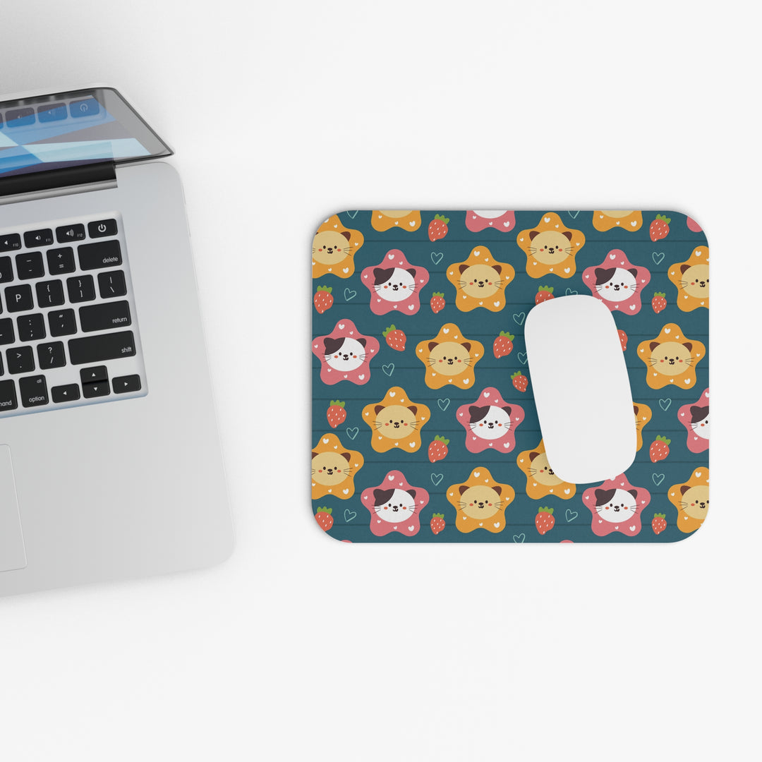 Star Cat Mouse Pad
