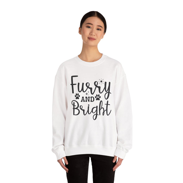 Furry and Bright Unisex Crewneck Sweatshirt